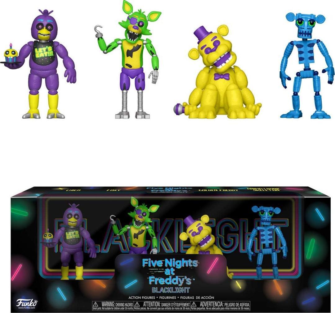 正規品 FNAF ブラックライト ミニフィギュア 8体セット ファンコ