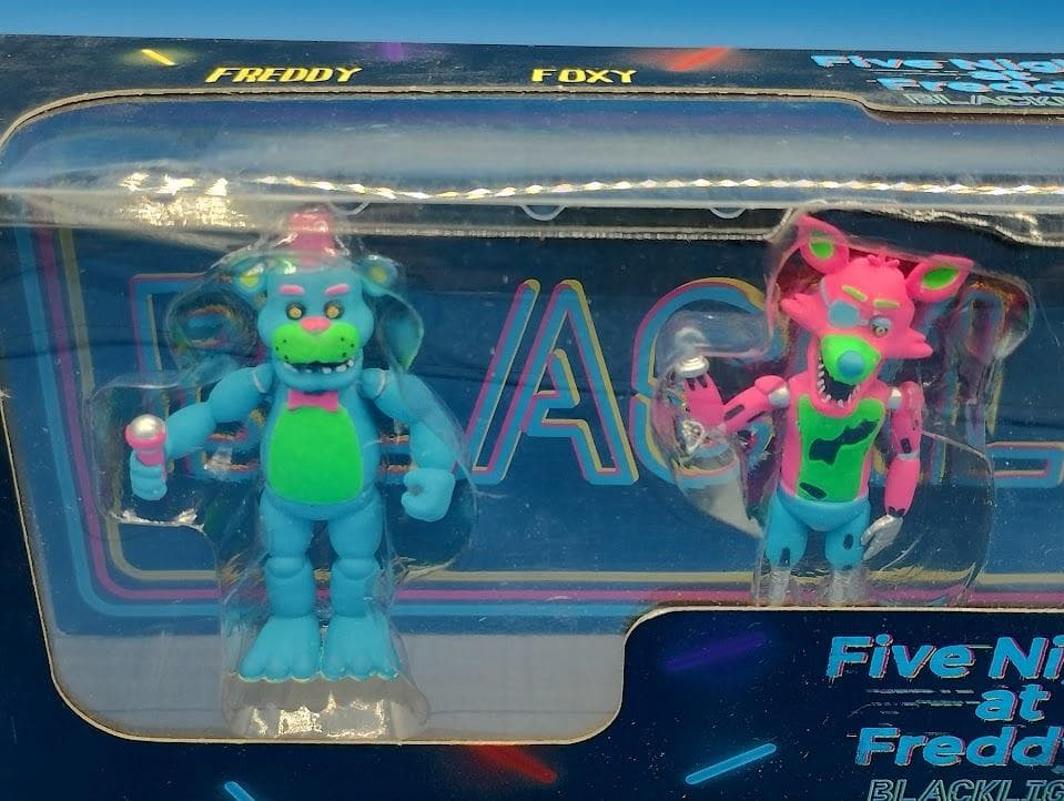 正規品 FNAF ブラックライト ミニフィギュア 8体セット ファンコ