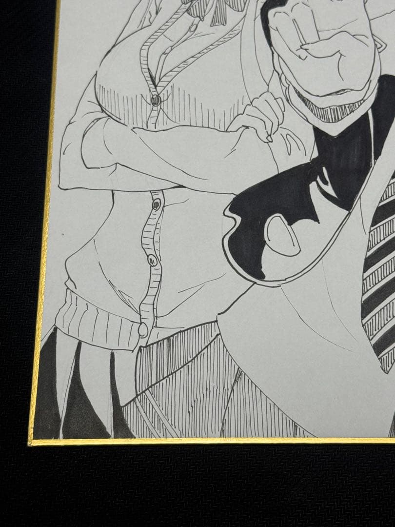 内山敦司　あっつん　せいふく！　直筆色紙