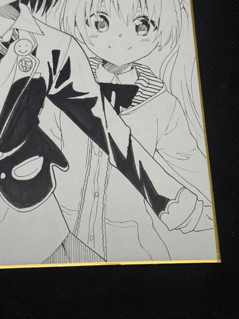 内山敦司　あっつん　せいふく！　直筆色紙