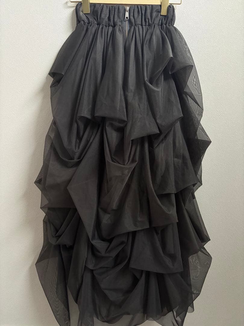 THETOE TOÉ ザ・トゥー Iris Tulle Skirt gray S - メルカリ