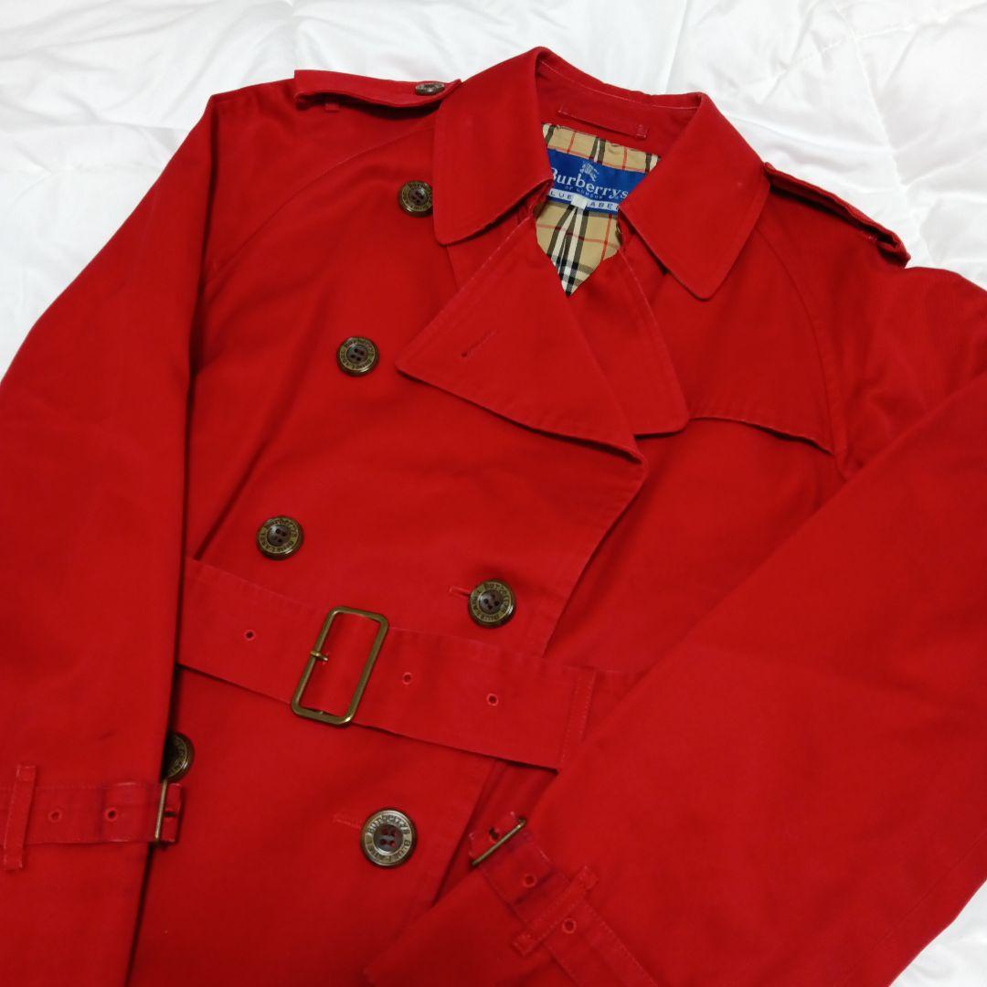 バーバリーブルーレーベル トレンチコート ノバチェック 40 三陽商会