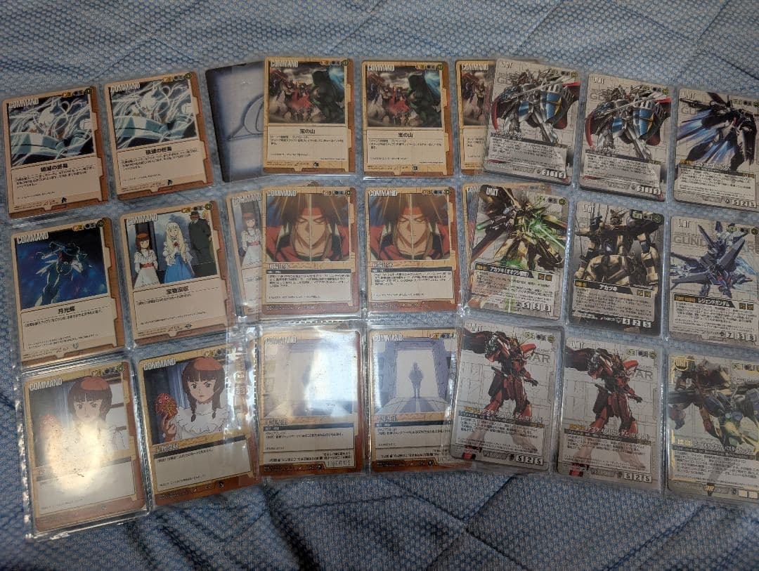 ガンダムウォー 引退時のまま まとめ売り カードバインダー38シート分