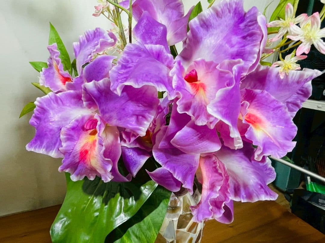 (nr/10.28/40)エミリオ・ロバ カトレア 4L23 造花