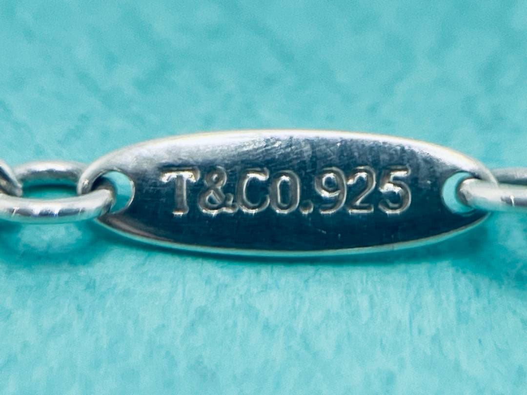 c795 美品 希少 ティファニー ティアドロップ 5連 ブレスレット 925