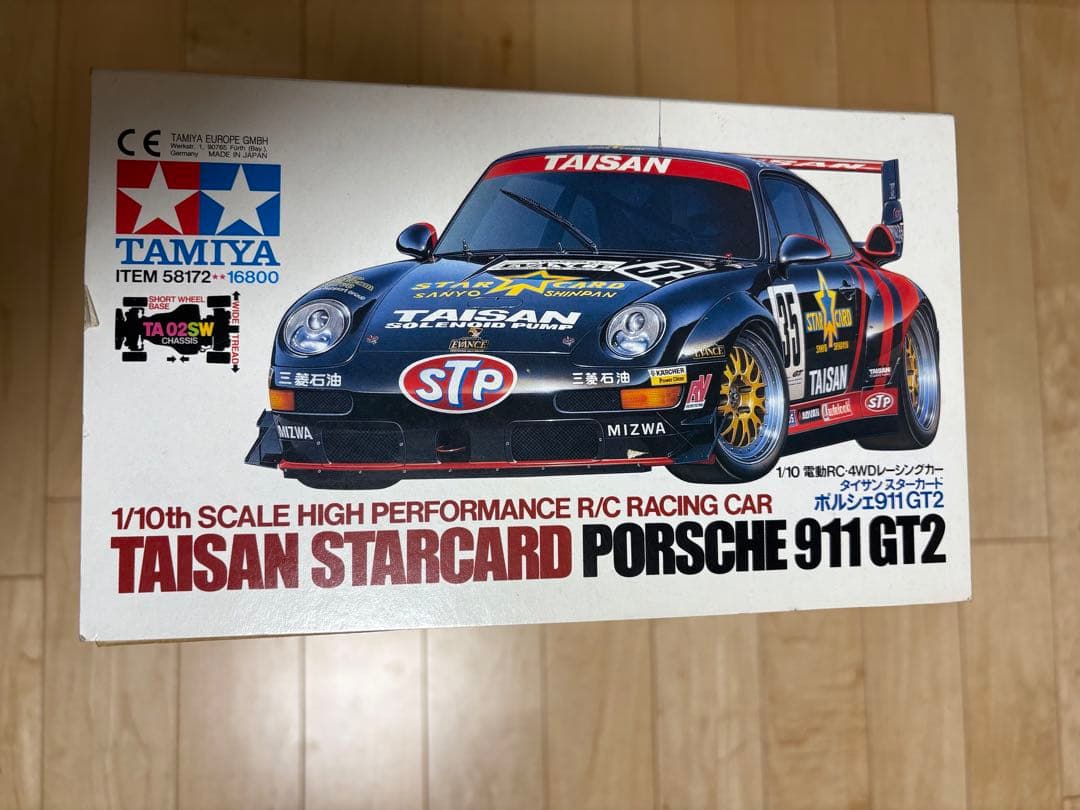 タミヤ1/10ラジコンキット　タイサンスターカードポルシェ911 GT2