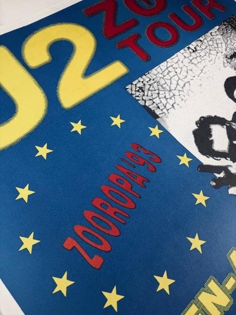 額装品/ZOO TV Tour/U2/ユーツー/アート/ポスター/インテリア