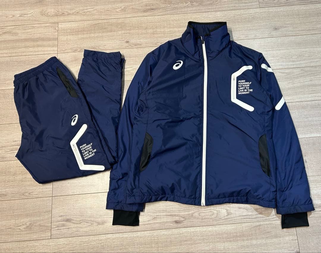 アシックス ウインドブレーカー 上下 セットアップ XL asics ASICS（アシックス） ウインドブレーカー 上下 メンズ セットアップ