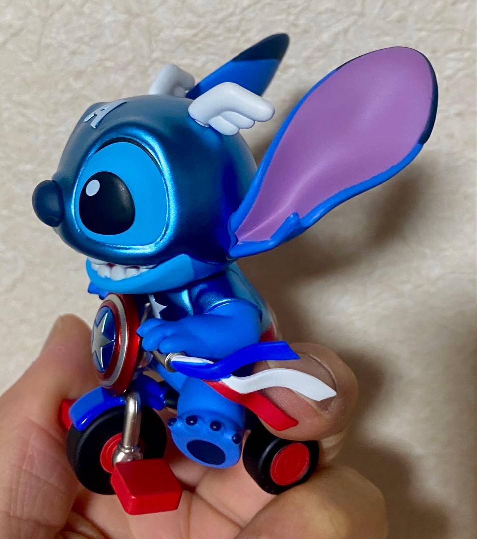 cosbi スティッチ マーベル フィギュア　キャプテンアメリカ　シークレット