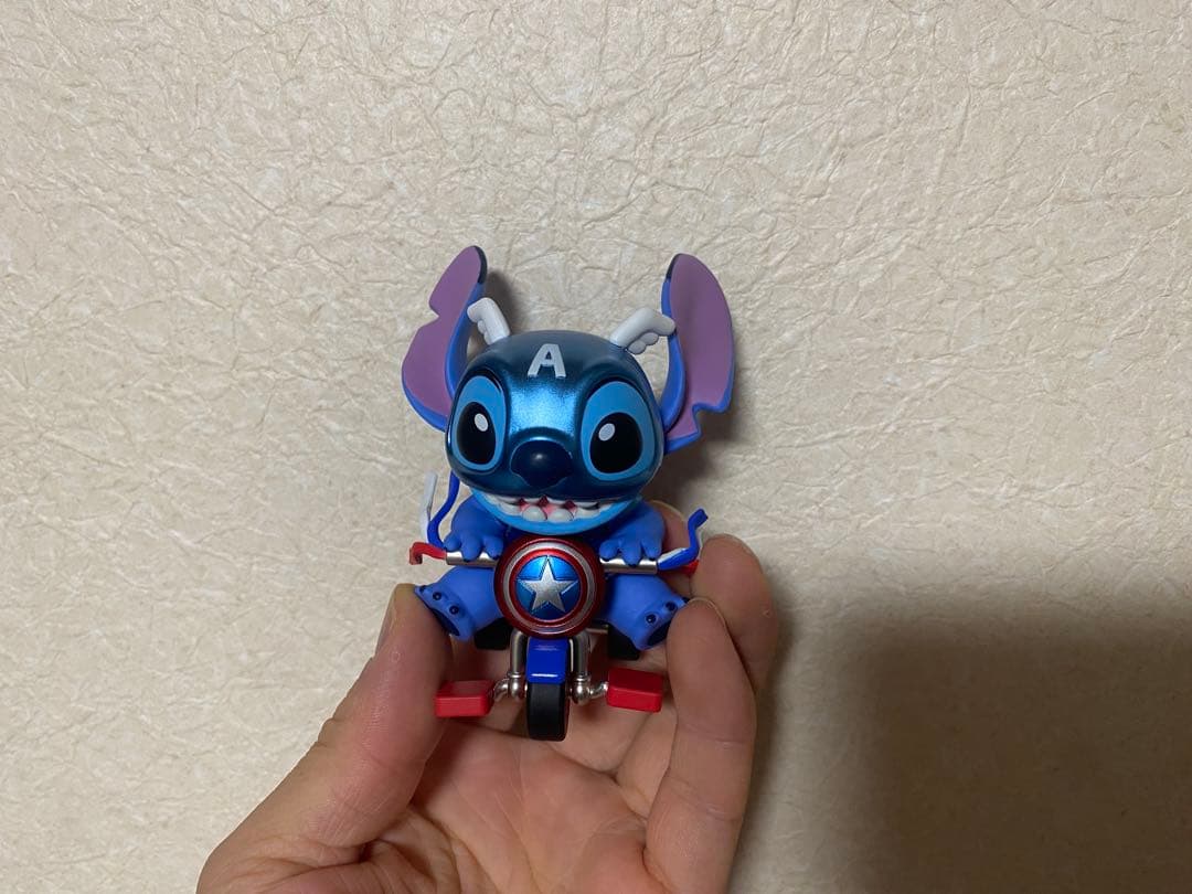cosbi スティッチ マーベル フィギュア　キャプテンアメリカ　シークレット