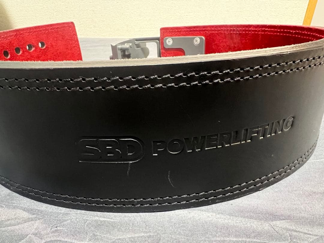 SBD トレーニング・パワーベルト 黒/赤 - メルカリ