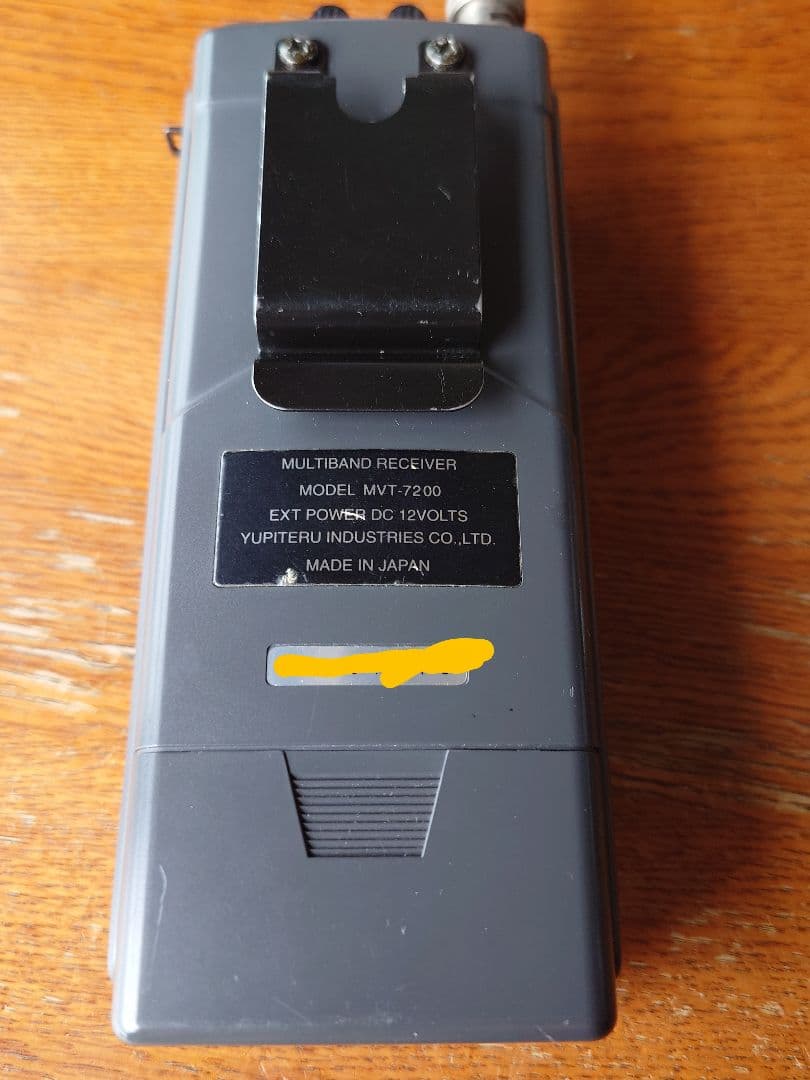 YUPITERU　MVT-7200 受信機 メモリコンデンサ交換済 程度良