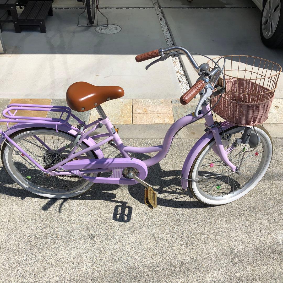 引取のみ】ダイワサイクル 子供 自転車 20インチ パープル - メルカリ