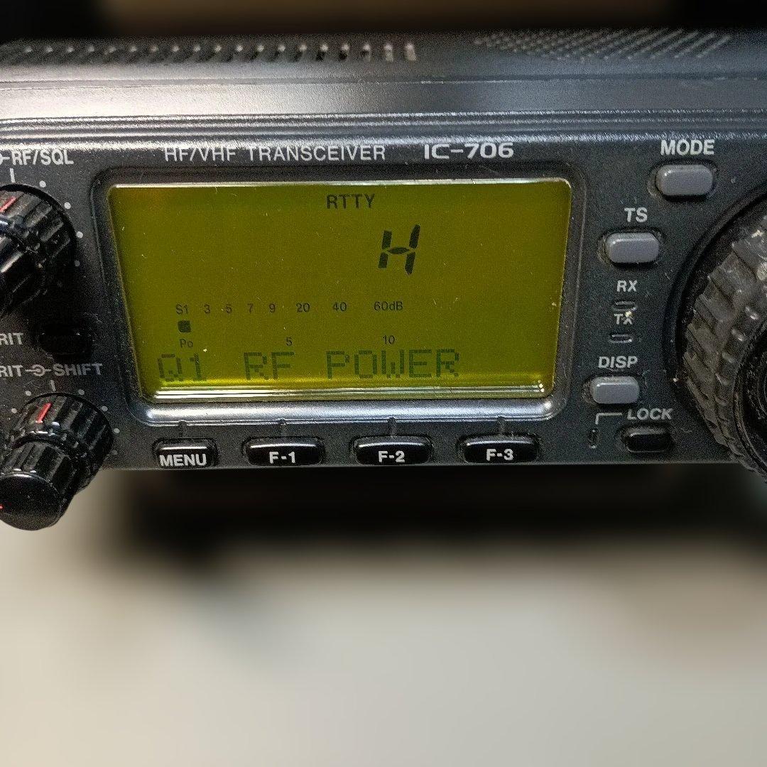 カ*ン様 【ビネガー修理済】アイコム IC-706 HF/VHFトランシーバー