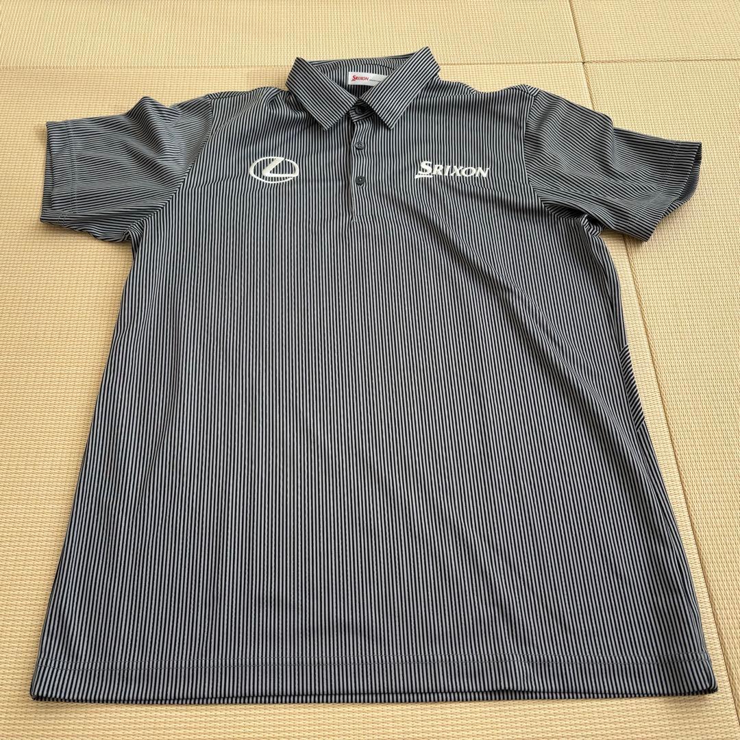 SRIXON LEXUS スリクソン　レクサス　ゴルフ　ブラック　ポロシャツ 新品】SRIXON LEXUS 黒ポロシャツ LL - メルカリ
