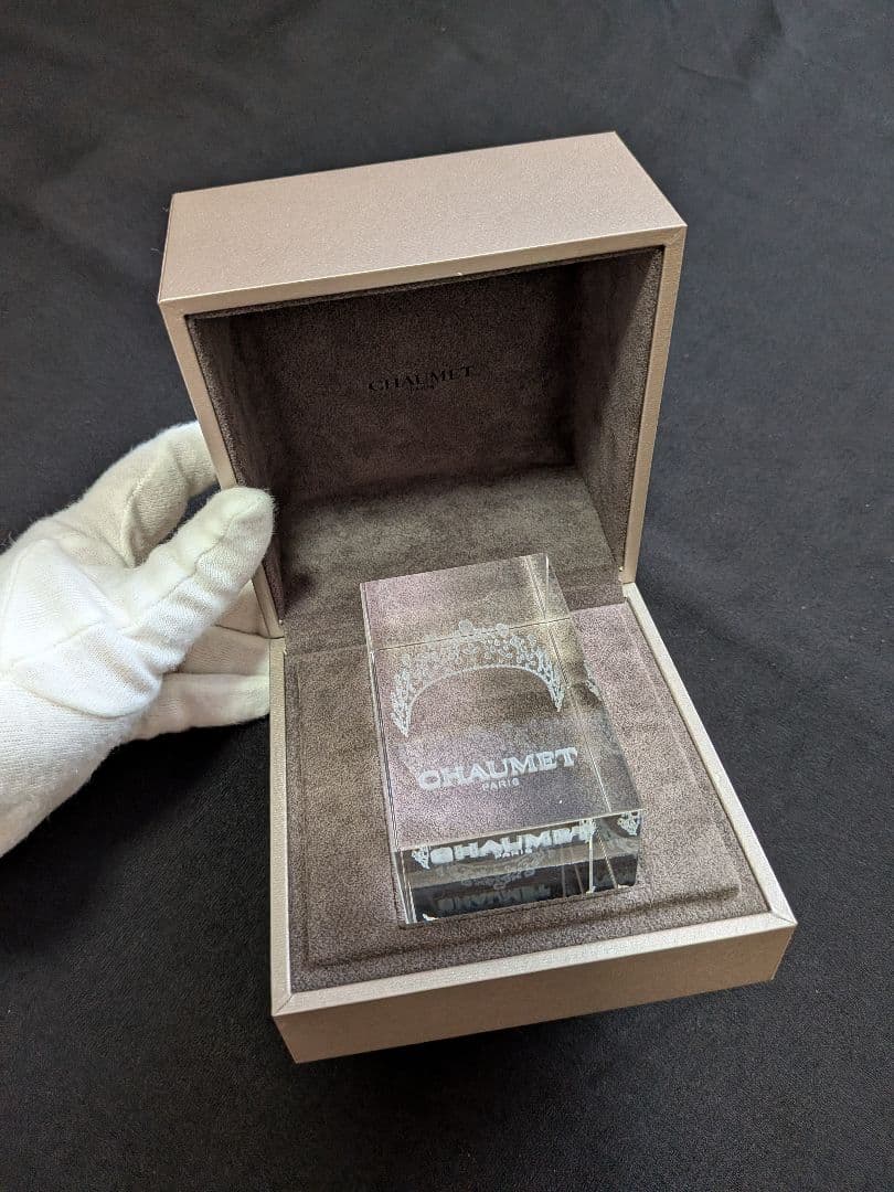 非売品 ショーメ アクリルペーパーウエイト