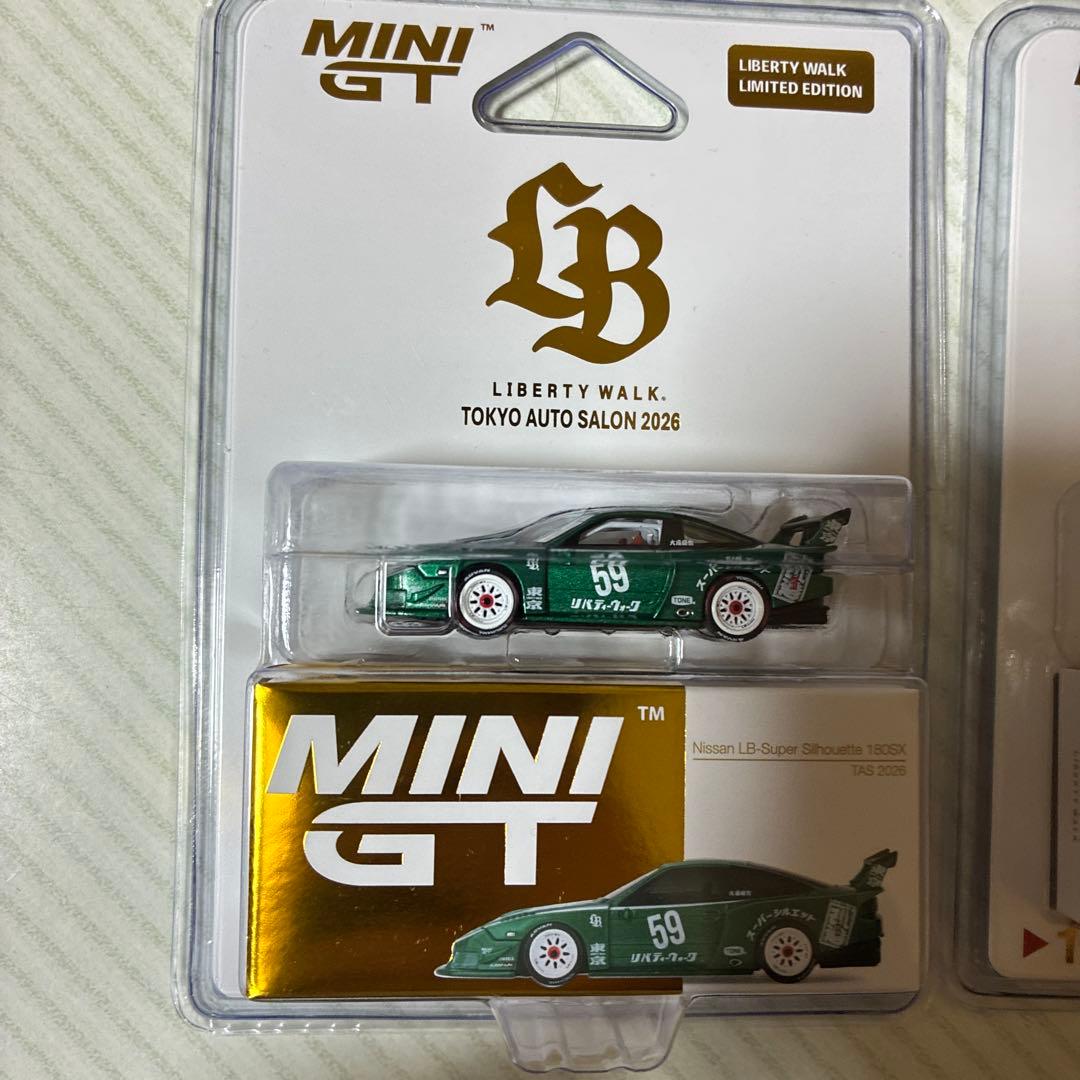 MINI GT リバティウォーク 東京オートサロン2026 180SX限定品2個