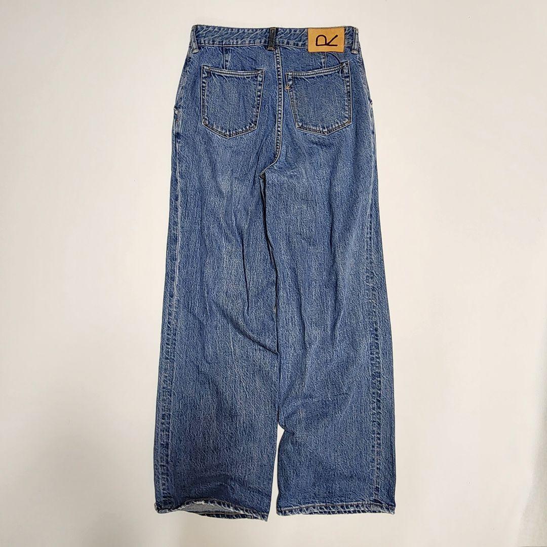 45R 45rpm 綿100 おこめデニムのシャルロットパンツ ダメージ加工 0