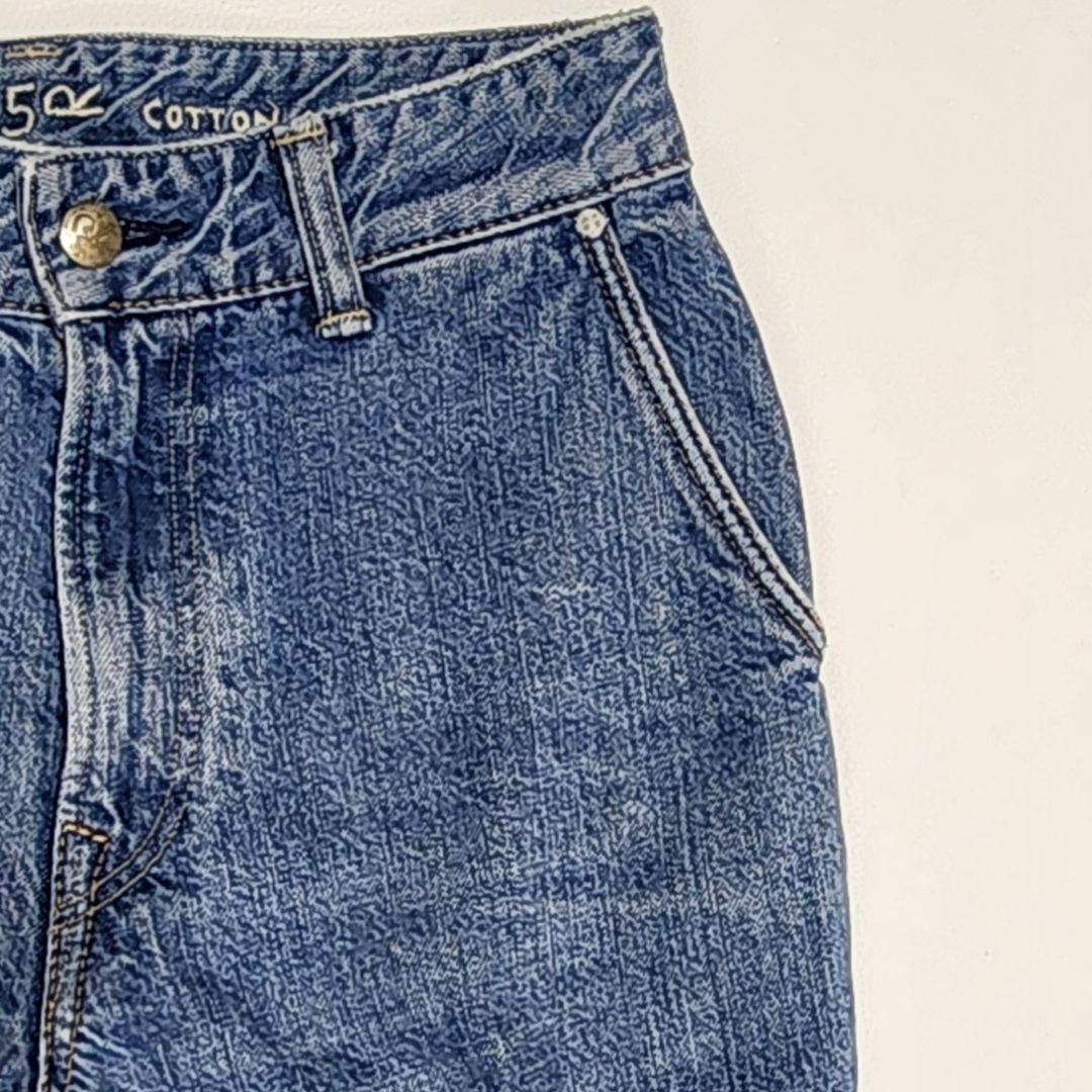 45R 45rpm 綿100 おこめデニムのシャルロットパンツ ダメージ加工 0