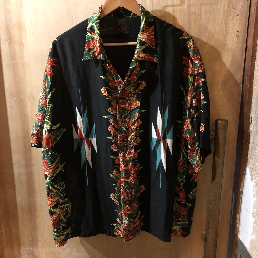 KAPITAL シャツ オルテガ アロハBIGシルエット 【土日限定値下げ】 2026年最新】キャピタル アロハの人気アイテム - メルカリ