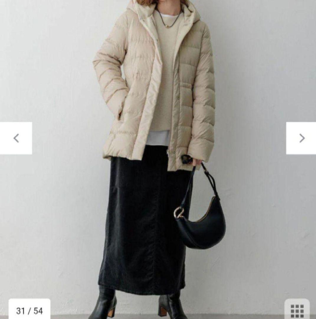 23区 今季【VERY掲載】シレータフタ ミドル丈 ダウンコート - メルカリ