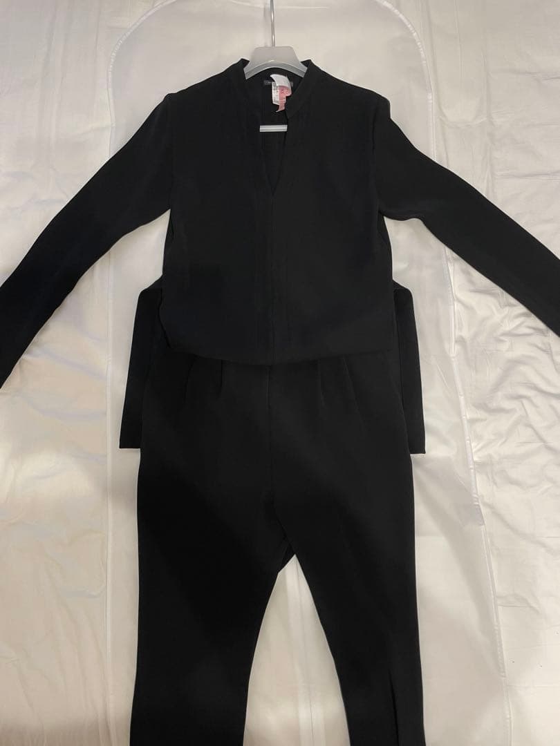 茶娘様専用YOKO CHAN オールインワン バックスリットジャンプスーツ 38