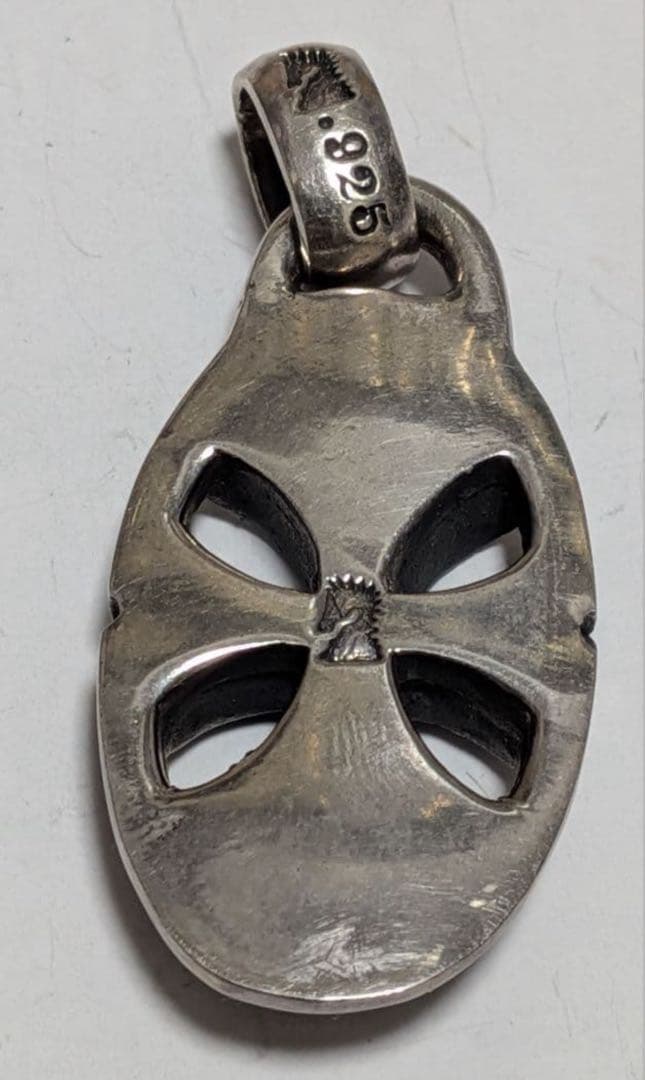 【SILVER horse】クロスオーバルペンダントシルバー925 45.1g