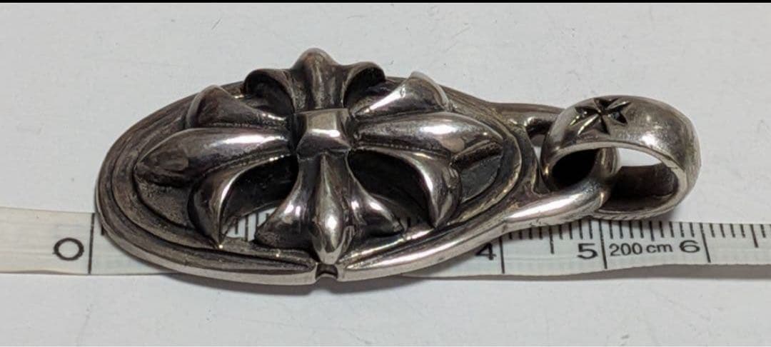 【SILVER horse】クロスオーバルペンダントシルバー925 45.1g