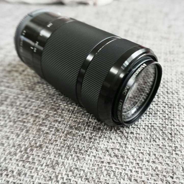 美品 フィルター付 E 55-210mm F4.5-6.3 OSS 望遠レンズ