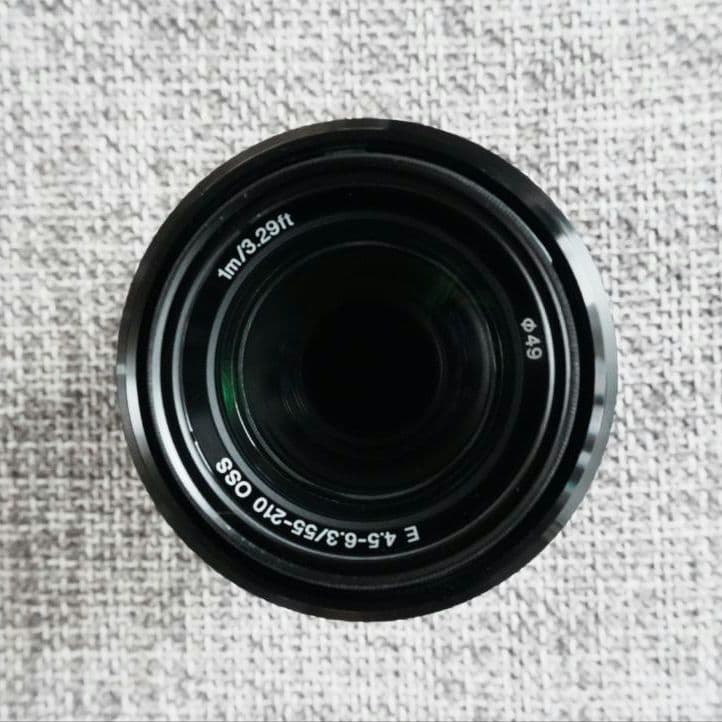 美品 フィルター付 E 55-210mm F4.5-6.3 OSS 望遠レンズ