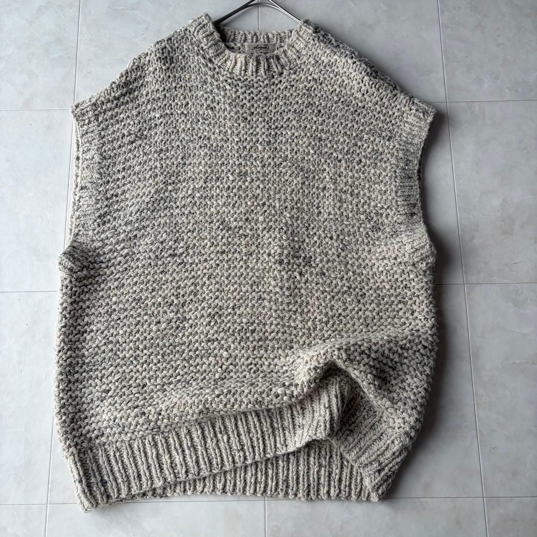 ICHI Antiquités イチアンティークス ニットベスト 杢 F 楽天市場】送料無料！ ichiantiquites イチアンティークス ベスト