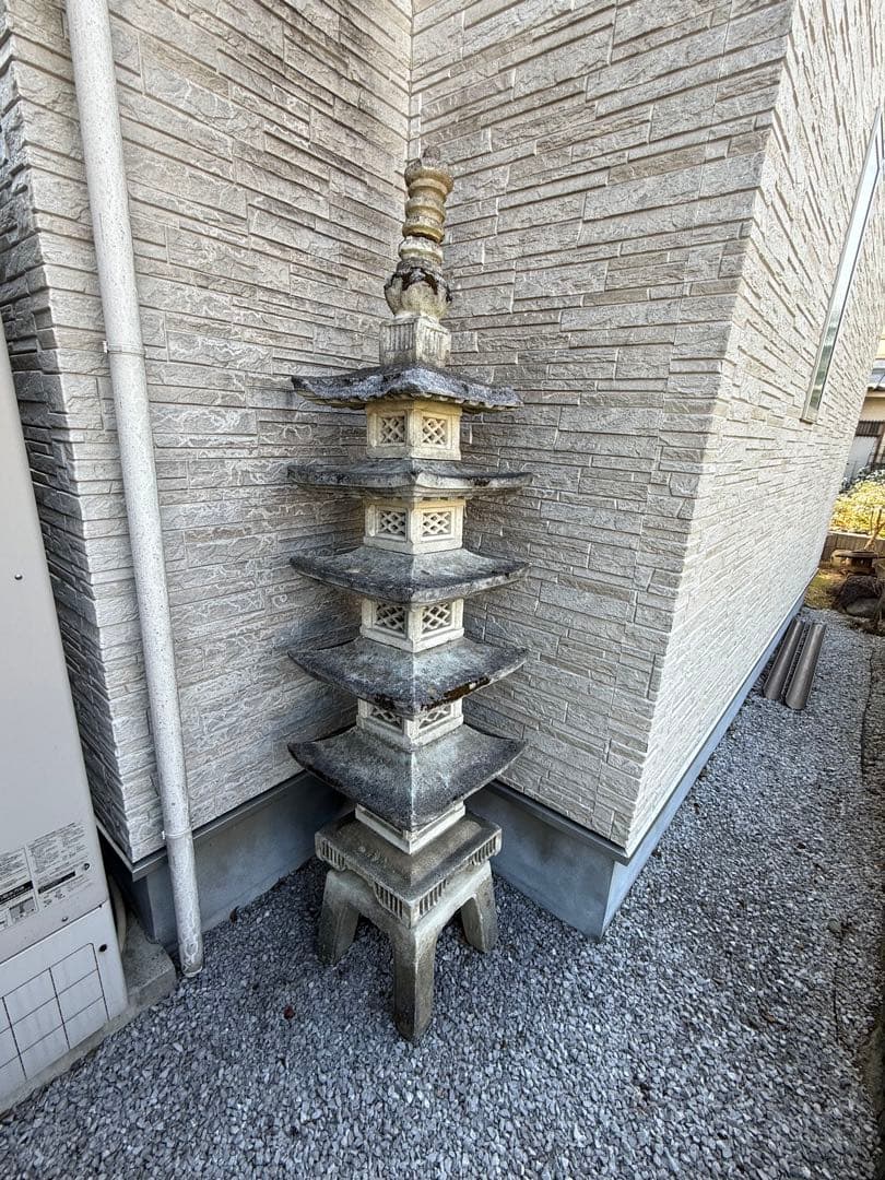 『東京都西部　近郊限定』石塔　五重の塔　引き取り限定 郭高良 屋久杉『五重塔』 | 東京書芸館公式通販ウェブサイト - 国内外