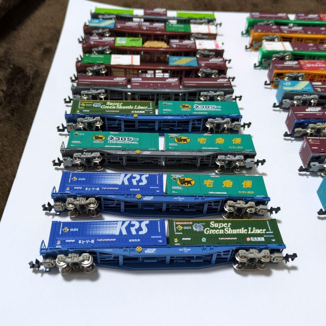 【美品】TOMIX コキ貨物列車18両詰め合わせ