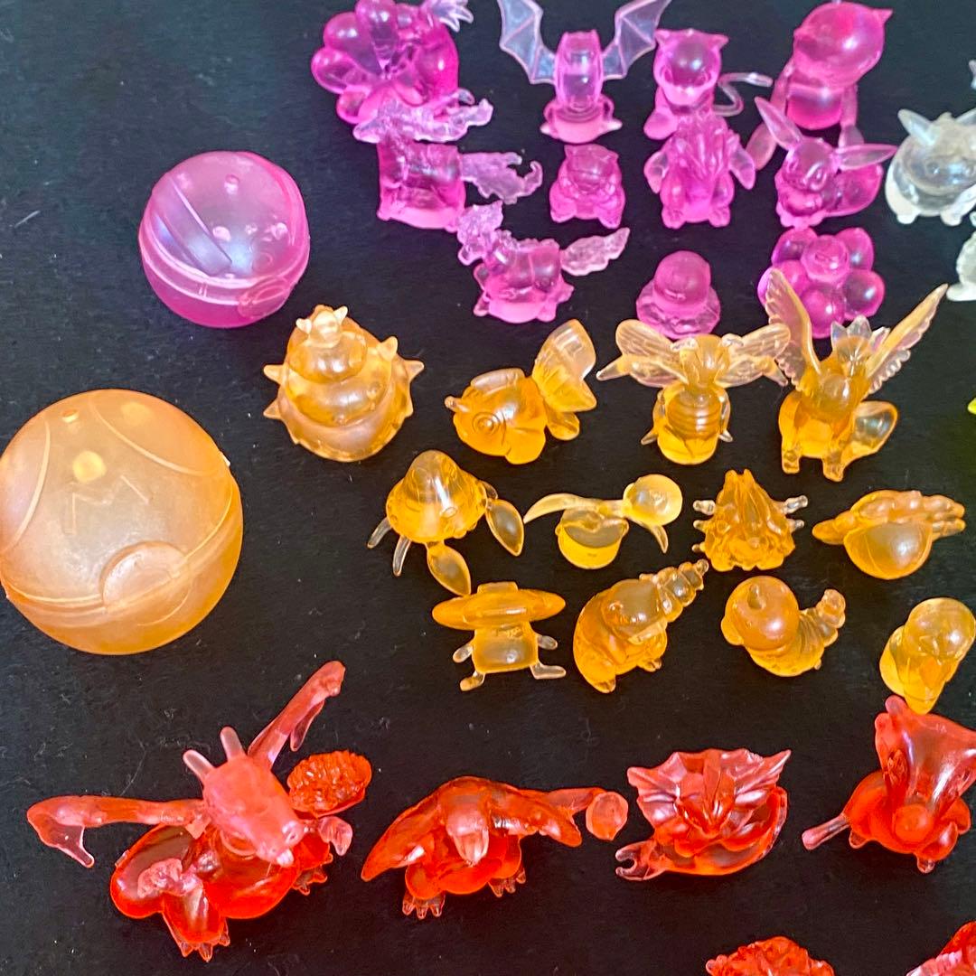 ポケモンボックス ミニフィギュア クリア 114体＋ボールセット - メルカリ