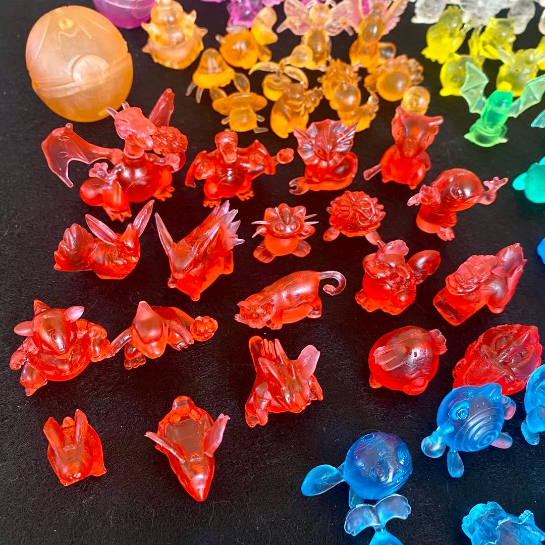 ポケモンボックス ミニフィギュア クリア 114体＋ボールセット - メルカリ