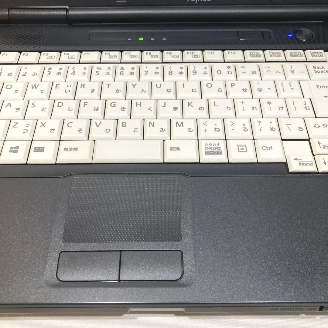 初心者✨快速・大画面・DVD・大容量✨黒✨すぐ使えるノートパソコン◇D484-3