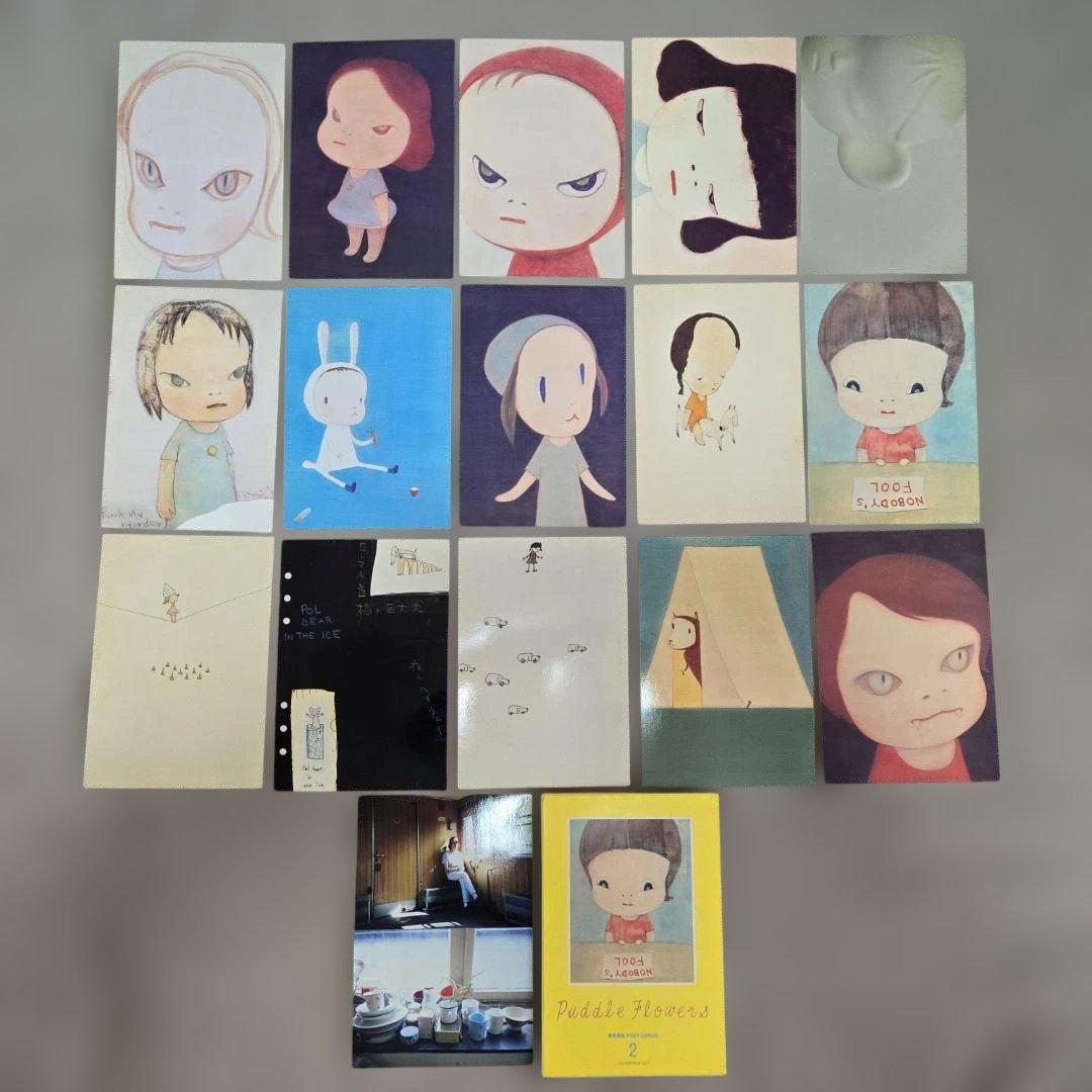 奈良美智 Puddle Flowers ポストカード 2冊セット - メルカリ