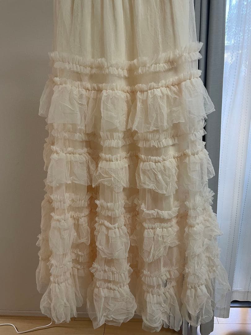 acka tulle long skirt チュールスカート - メルカリ
