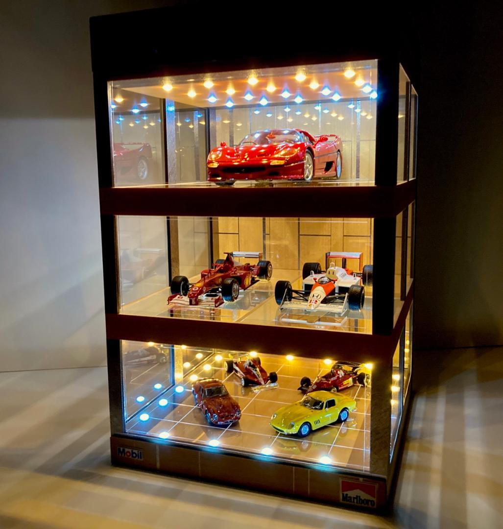 ぐげみ様専用・1/18展示6台可・特殊S&W・ディスプレーBOX/ネオジオラマ