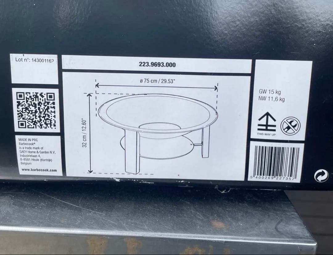 barbecook MODERN 75 焚き火台 未使用品 - メルカリ