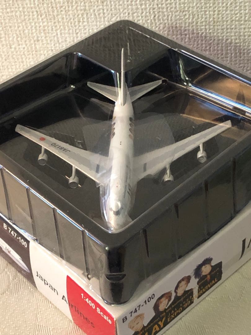 glayジャンボ JAL B 747-100 GLAY 10周年記念モデル