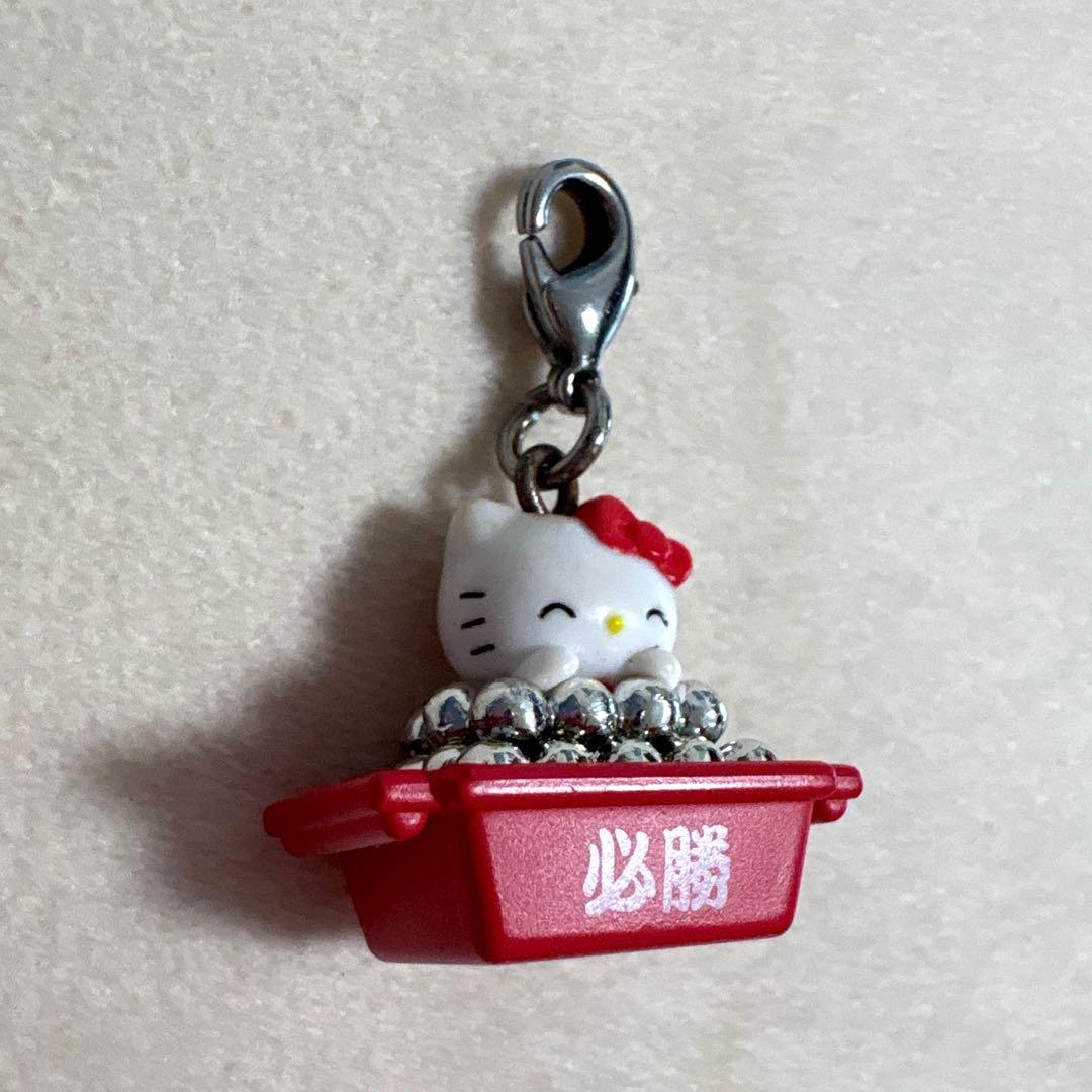 ご当地キティ 開運招福 パチンコ ドル箱 ファスナーマスコット 2007年