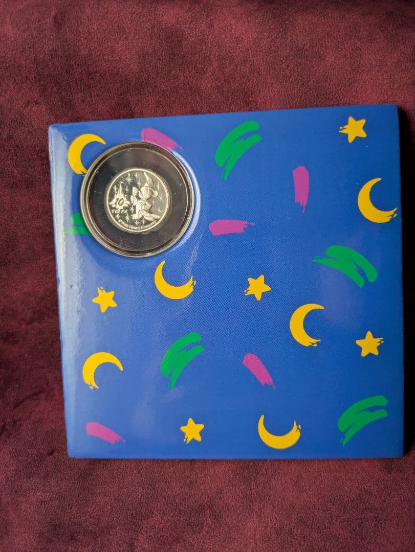 ディズニー 10周年記念 1/4オンス 純銀 999.9 シルバーメダル