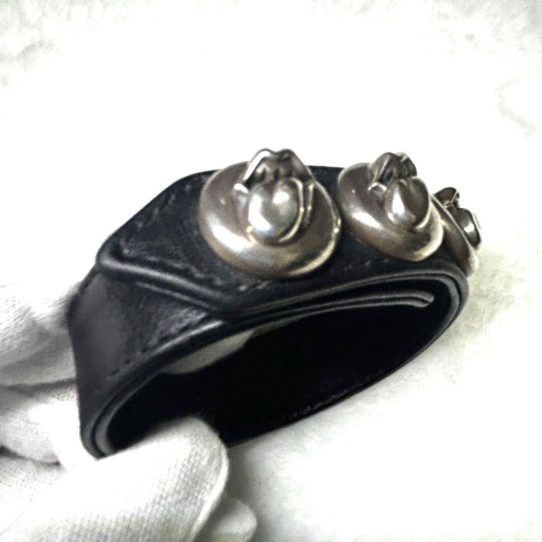 正規品】クロムハーツ レザー ブレス ローリングストーンズ リップ