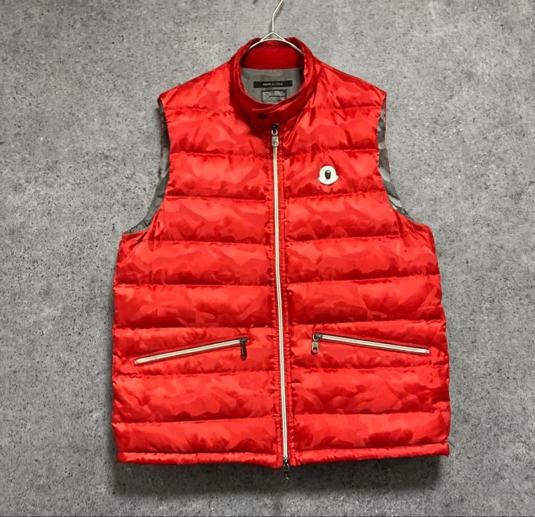 MARK&LONA ダウンベスト L 美品 マークアンドロナ メンズ ゴルフ MARK&LONA マークアンドロナ Ever Stretch Down Vest ストレッチ 軽量