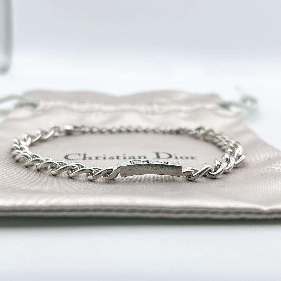人気✨ Dior ブレスレット シルバー CD ロゴ 22cm 1915 - メルカリ
