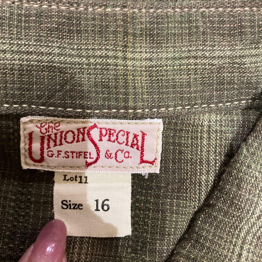 新品 ￼フリーホイーラーズ 長袖シャツ 16 グリーンチェックウエア