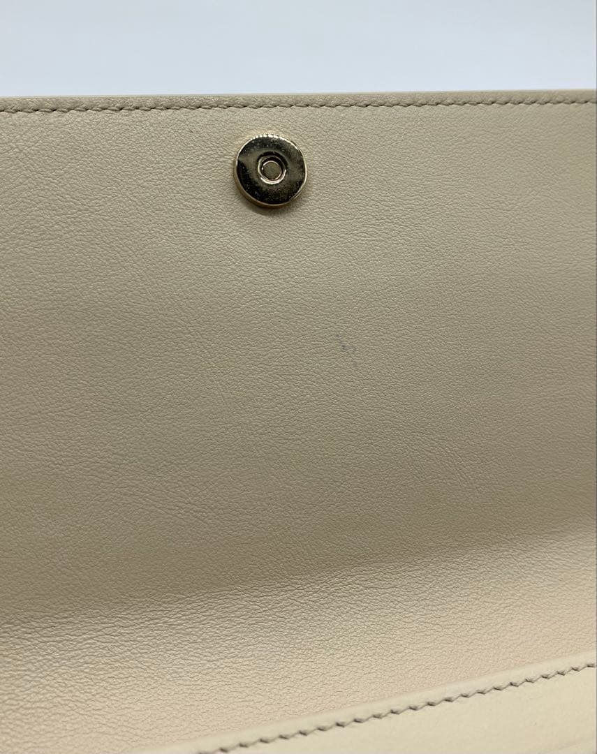 ⭐️ 極美品 ブルガリ ロゴ インフィニートゥーム 長財布 オフホワイト