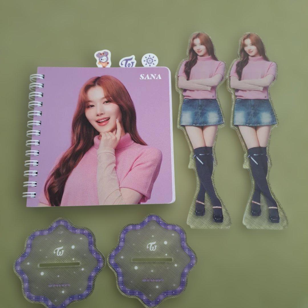 TWICE SANA アクリルスタンドとノートセット ファミマ 一番くじ サナ