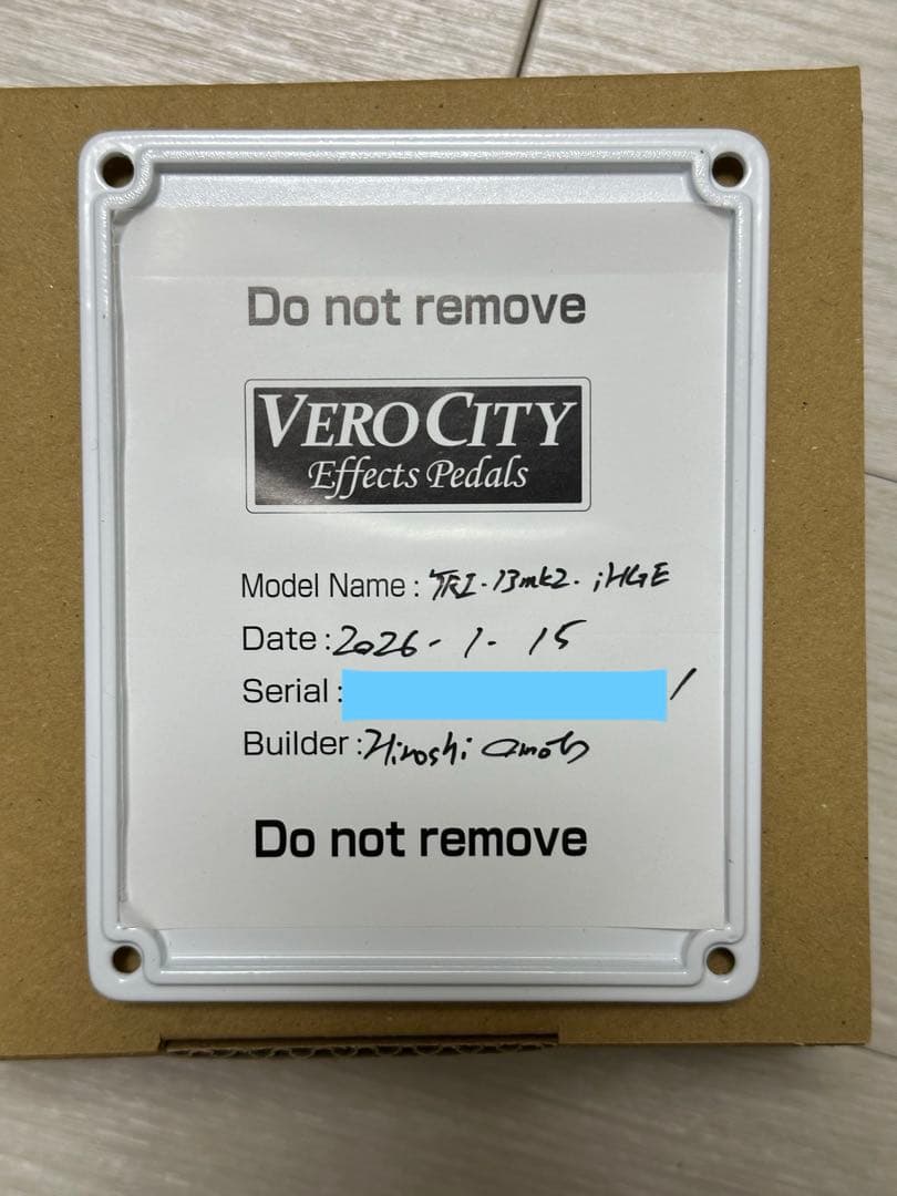 VeroCity Effects Pedals TRI-13 mk2 iHGE - メルカリ